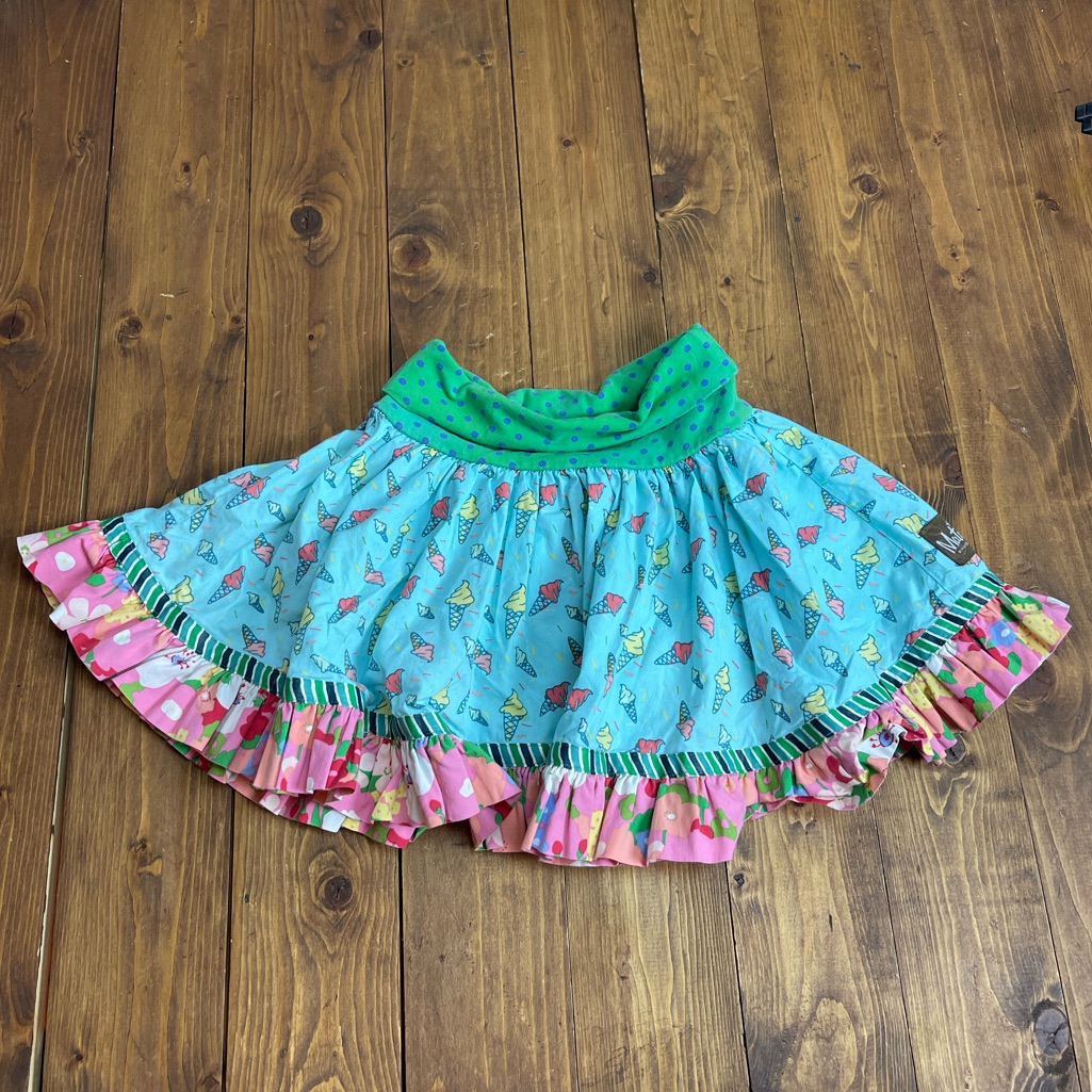 Matilda Jane Size 2 It’s A Wonderful Parade Ice Cream Skirt